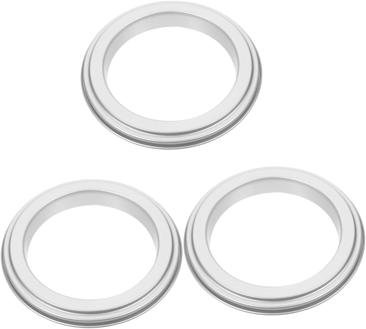 Hemoton 3pcs Pizza Saucing Ring Non-skid Pizza Baking Tool Egg Pancake Ring Kitchen Accessory Easy Clean