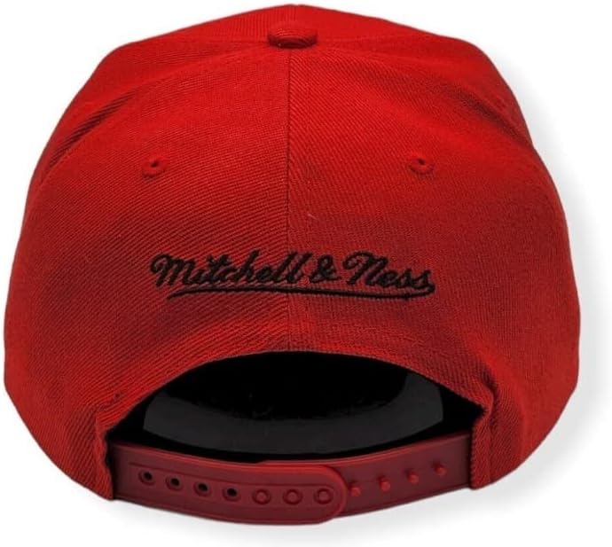 Mitchell & Ness Philadelphia 76ers Two Tonal HWC Red Adjustable Snapback Hat Cap