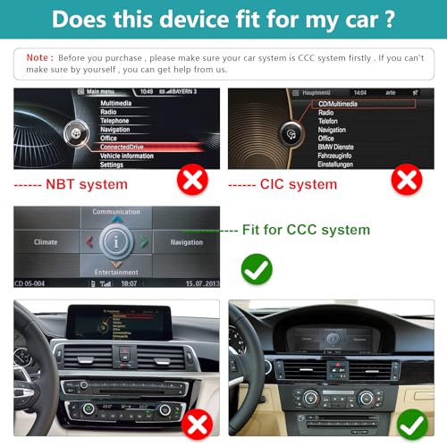 Ninetom 8,8" Pekskärm för BMW 3/5-serie med CarPlay & Navigation
