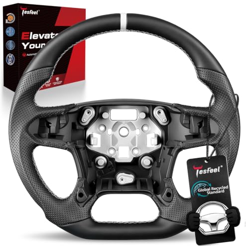 TESFEEL Full Nappa Leather Steering Wheel