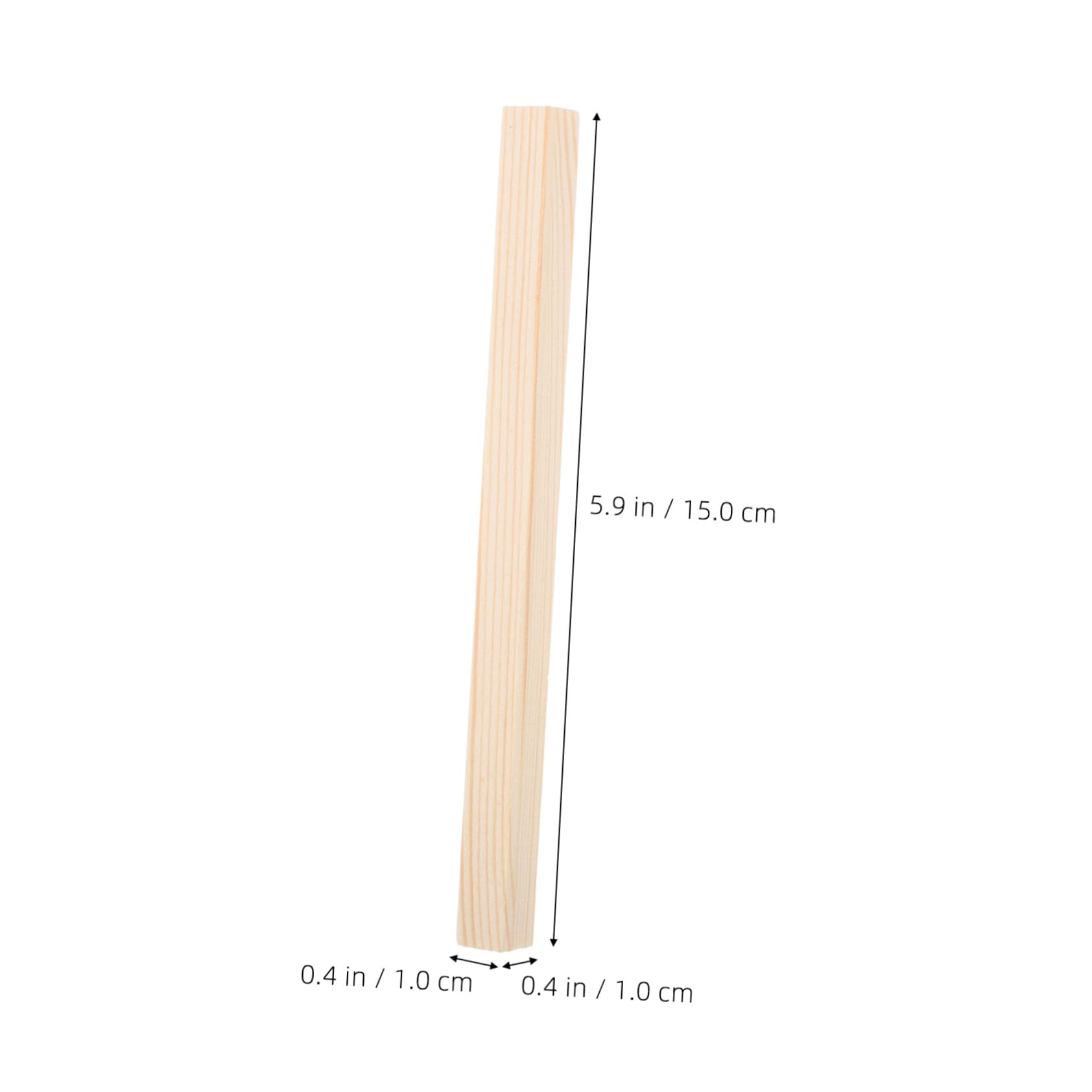 50 Stück Teiliges Quadratische Holzstäbchen Unbehandelte Holzsticks für Basteln DIY projekte Modellbau Foto requisiten Laternen Mini häuser Glatte Oberfläche Vielseitig Verwendbar