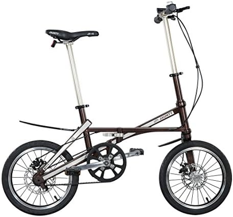 Jaunty Compact Size Portable Folding Bike,Gray,S