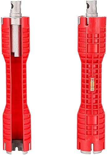 Miniatura 3 de Llave de grifo 8 en 1 con nivel espiritual llave de fontanería para espacios estrechos lavabo lavabo bañolavabo de cocina herramienta de fontanería