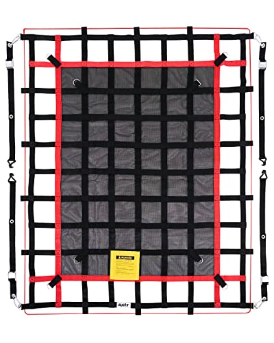 Orion Motor Tech Heavy Duty Cargo Net For Pickup Truck Bed, 6'X4.8' Truck Bed Net For Suv Atv Oil Rig Cargo Rack, Truck Bed Cargo Net Truck Organizer With S-Hook Straps Tie Down Strap Bungee Cord #TOP24