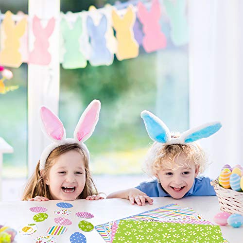 FEPITO 60 pezzi Set di carte decorative pasquali