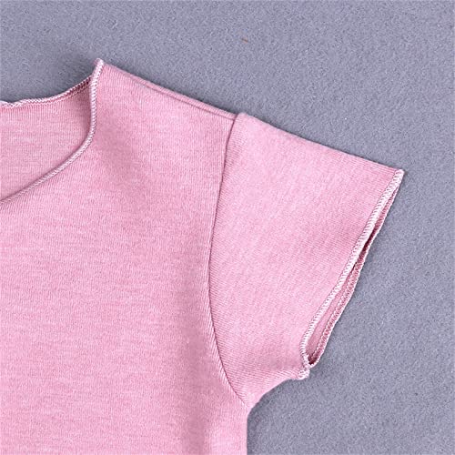 Toddler Boys Girls Short Sleeve Shirts Cotton Kids Summer Crewneck T-Shirt Casual Athletic Tops Basic Tees Baby Clothes4