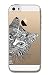 Deco Fairy TPU Ultra Slim Translucent Silicone Clear Protective Case Cover for iPhone 6- Aztec Cat (iphone 6/6S)