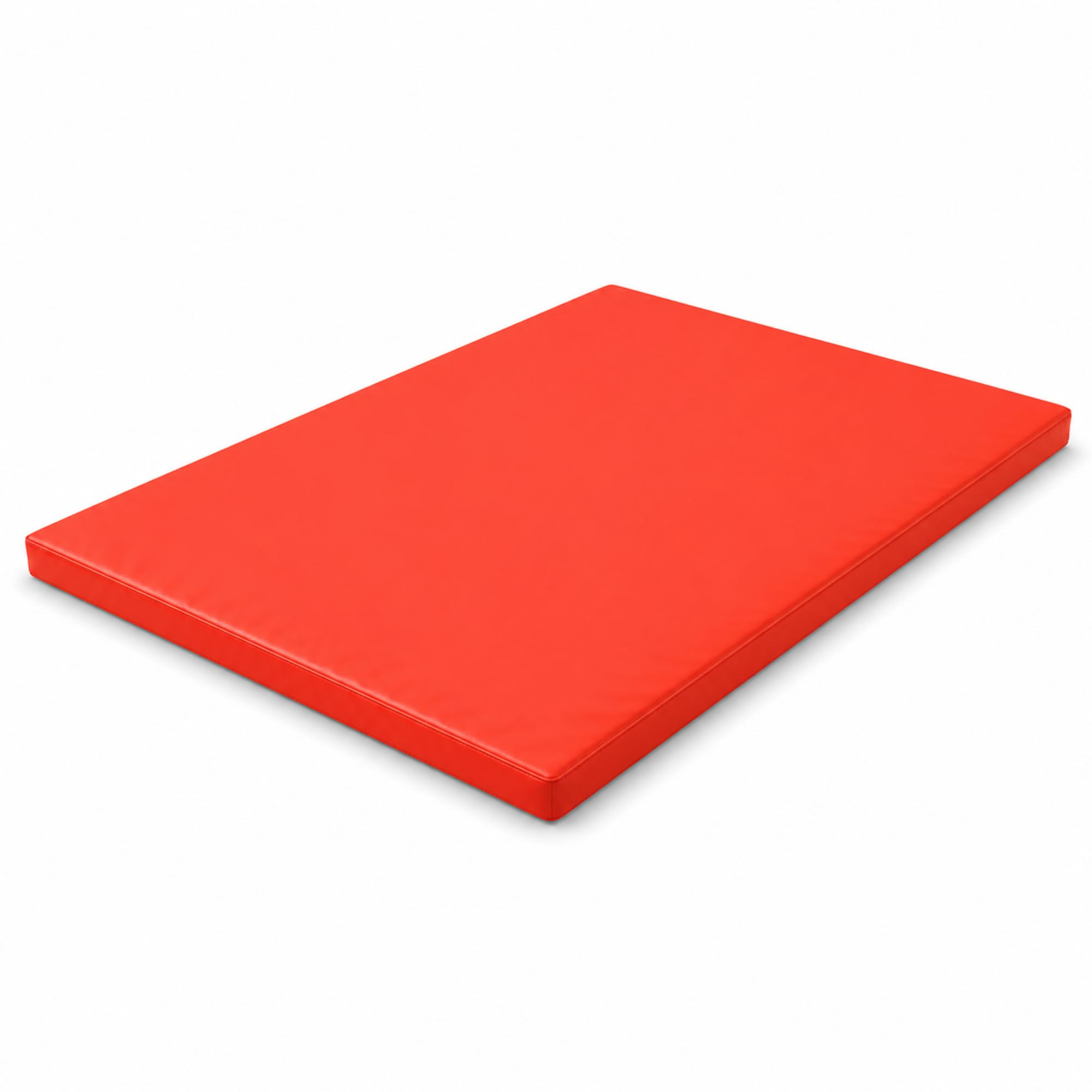 Implay - Red Exercise/Crash Mat - 120 x 90 x 5cm - Gym floor, Home Workout - Sensory Play - Indoor/Outdoor - 610gsm PVC/High Density Non-Slip Foam