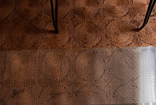 Home Must Haves Clear Vinyl Plastic Premium Deluxe Pvc Ribbed Pattern Floor Runner Protector For Carpet (27" Wide) #TOP7