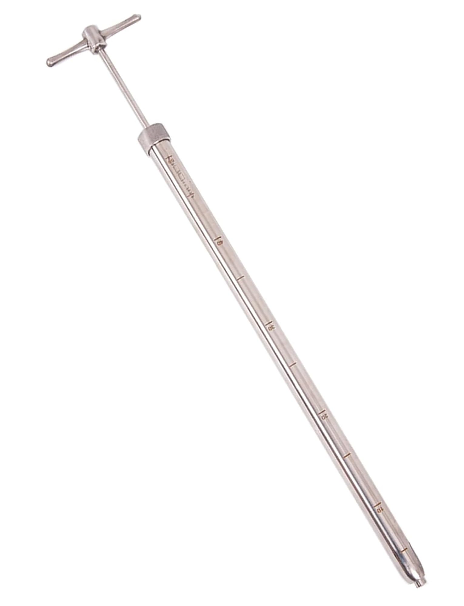 Échantillonneur en Acier Inoxydable 304, extractible pour liquides, pour écoles, laboratoires, instituts de Recherche Scientifique et échantillonnage de liquides industriels (100 cm/39,3'')