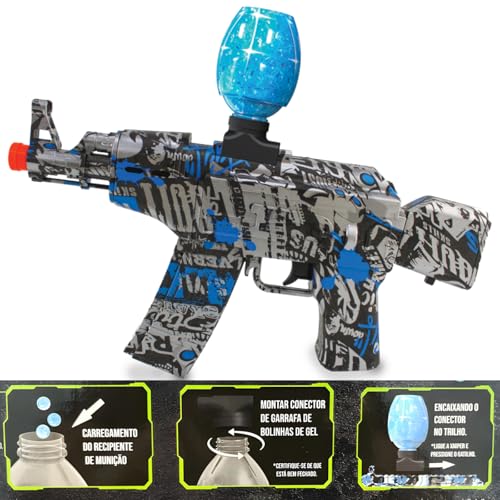 Metralhadora de Brinquedo Gel Automática Elétrica