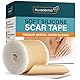NUVADERMIS Silicone Scar Tape for Surgical Scars - Extra Long Scar Sheets for C-Section, Tummy Tuck, Keloid, and Surgical Scars - Reusable Medical Grade Silicone Scar Tape - 300 x 3.8 cm Roll -1 Pack
