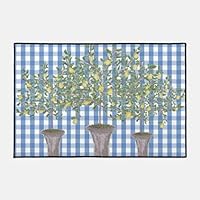 Algopix Similar Product 15 - Hand Painted Lemons Lemon Tree Doormat