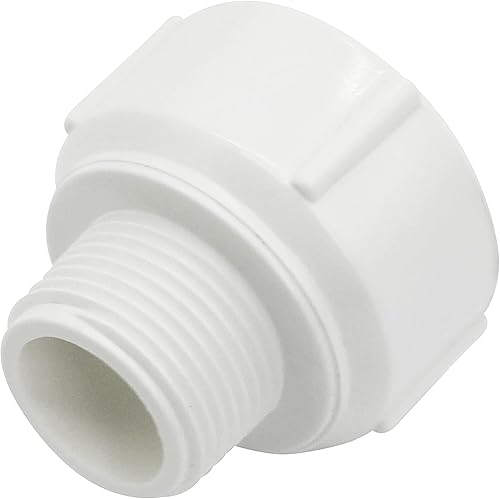 Miniatura 4 de FangKingNo 10 piezas de PVC reductor de manguera de jardín hembra acoplamiento de buje hembra, rosca macho de 12 pulgada a rosca hembra de 34