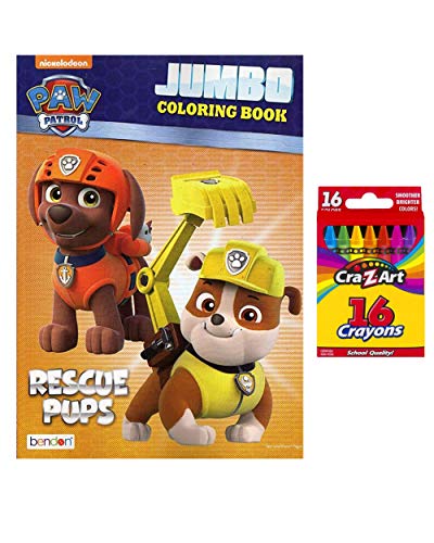 Paw Patrol Jumbo Coloring Book – 1 Packs With Crayons #TOP6
