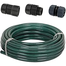 Eden 94051 Rubber Garden Hose 1/2 in. x 50 ft, DIY Hose Set