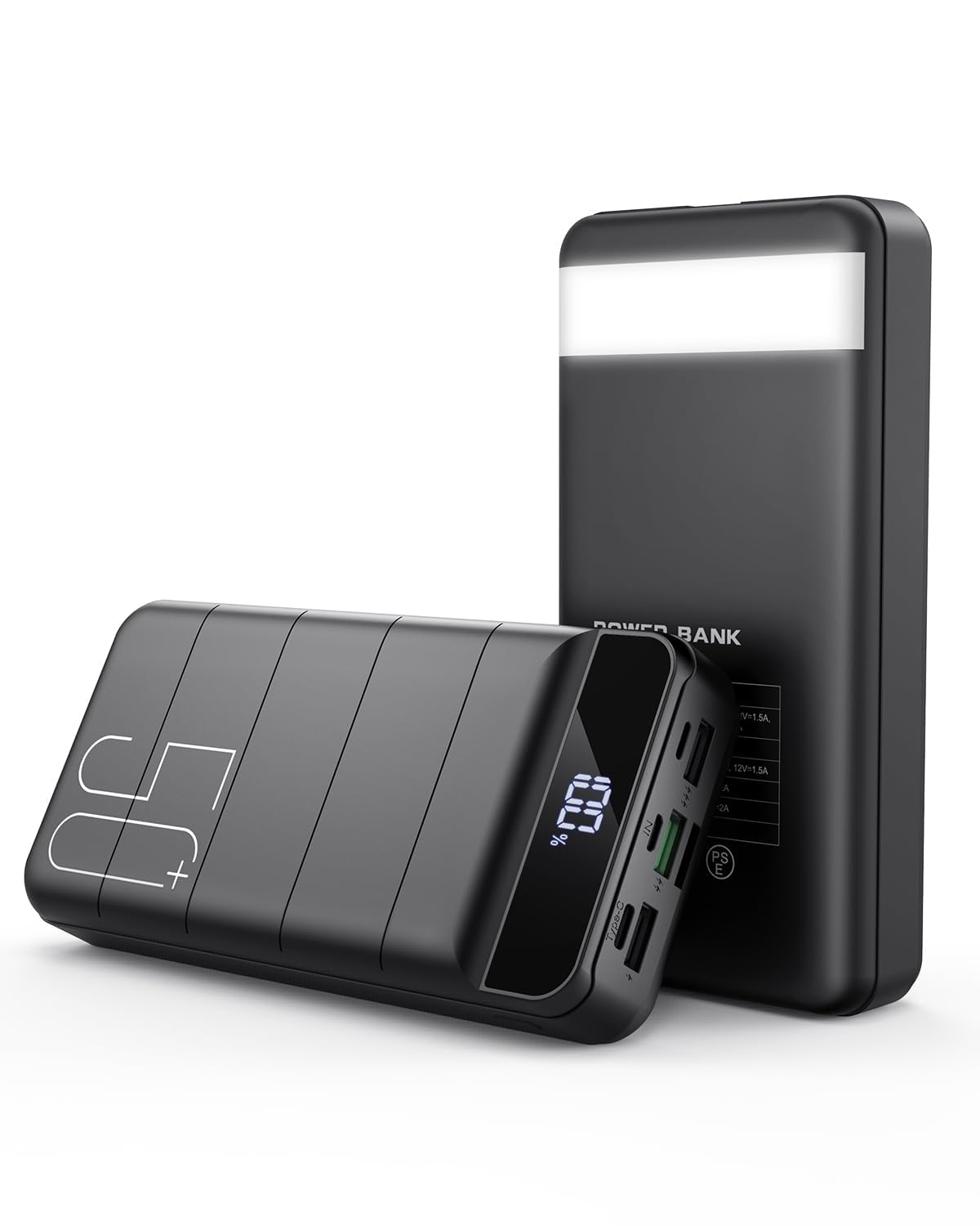 Power Bank Fast Charging 50000mAh - 22 5W Portable Charger USB C Quick Charge with 4 Outputs 3