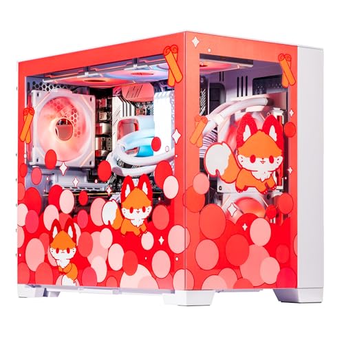 Image of Velztorm Cinnamon Fox Custom Built Gaming Desktop PC (AMD Ryzen 7 5700X, GeForce RTX 5060, 32GB DDR4, 2TB PCIe SSD, RGB Fans, 240mm AIO, 850W PSU, WiFi 5, Bluetooth 5.0, RJ-45, Win 11 Pro)