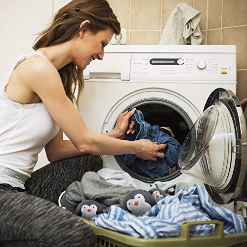 hanwey 6 XL wasdrogerballen van wol voor de droger, natuurlijke wasverzachter, energiebesparend en tempo… - Image 8