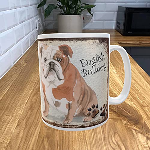 Shawprint Limited English Bulldog 11oz Coffee Mug My Dog's Bedtime Prayer Theme 120DRMUG