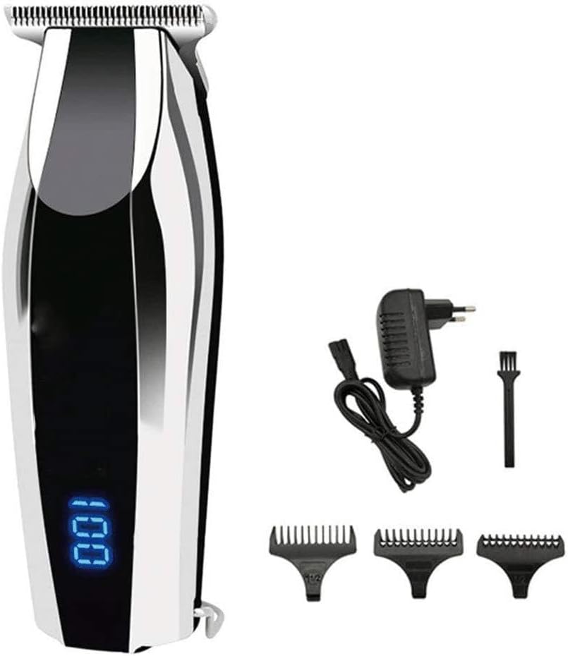 Professional Cordless Haircut Kit Clippers for Men Rechargeable Hair Set with