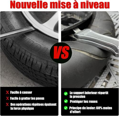 BINGCOBBER Ensemble d'outils de Levier Démonte-pneus Outils de réparation – vue 4