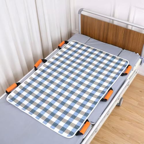 高齢者用大人用回転パッド、ハンドル付き、省力シフトパッド、介護用マットレス、おむつ、純綿、通気性、洗濯可能