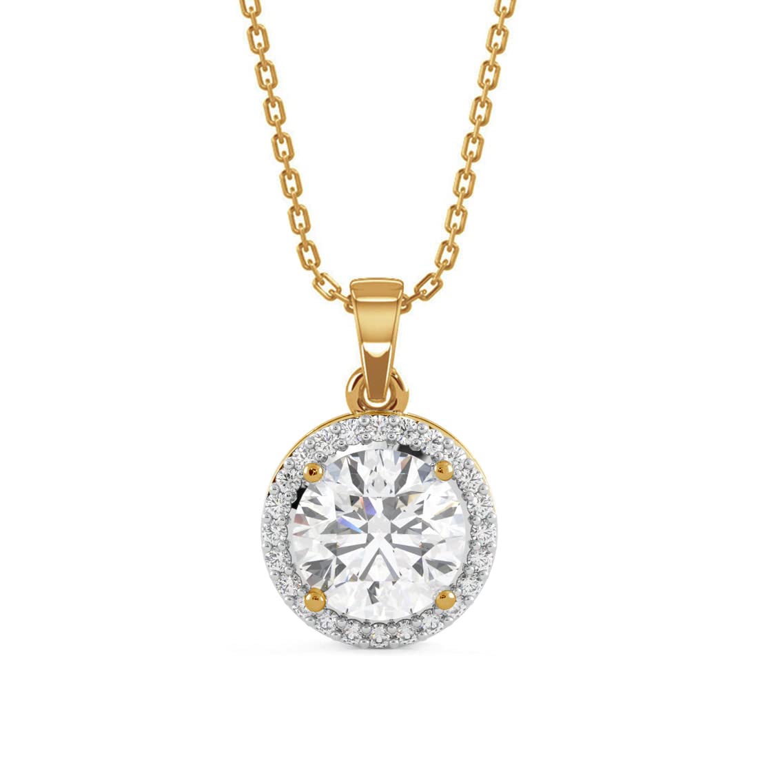 Clara 925 Sterling Silver Talia Pendant Chain Necklace | Gold Rhodium Plated, Swiss Zirconia | Gift for Women and Girls (B0BD5Q522W) Amazon Price History, Amazon Price Tracker