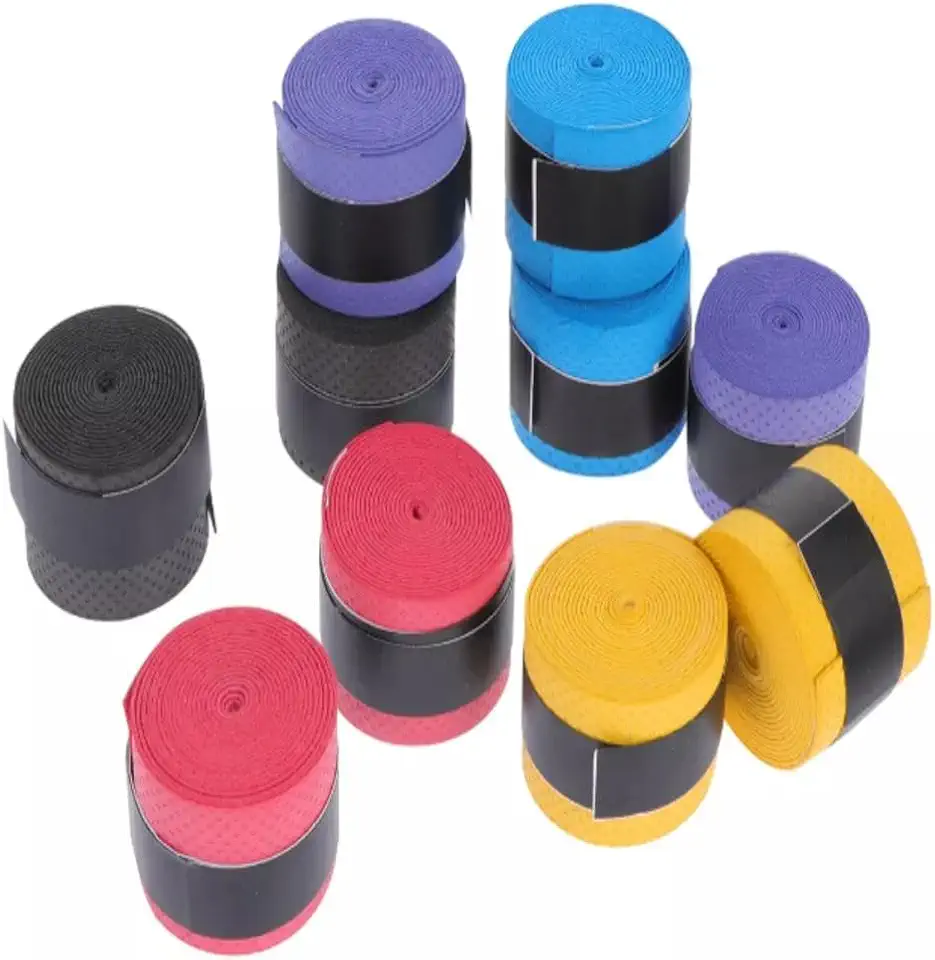 OVERGRIP KIT COM 10 GRIP TENIS BEACH TENNIS BADMINTON RAQUETE PICKLEBALL PADEL SQUASH SUPER GRAP PACK