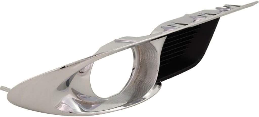 For Toyota Avalon Fog Light Cover 2011 2012 Passenger Side | Black | Chrome | DOT/SAE Compliance | TO1039156 | 5203007040