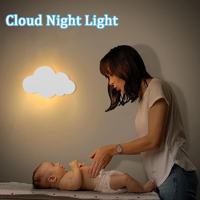 KZT Wandlamp Indoor Kinderkamer Wandlicht met Touch Switch LED Dimbaar Nachtlampje met Schakelaar Moderne Nachtkastje Leeslamp voor Slaapkamer Woonkamer Wandverlichting, Wit photo 3