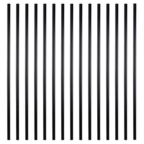 36 in aluminum balusters (25-pack) matte black
