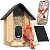 Smart Metal Bird Feeder with Camera, 2.5K UHD AI Identification, Wireless Solar Powered Outdoor for Garden Birding, Real-time Videos& Pictures, Premium Present