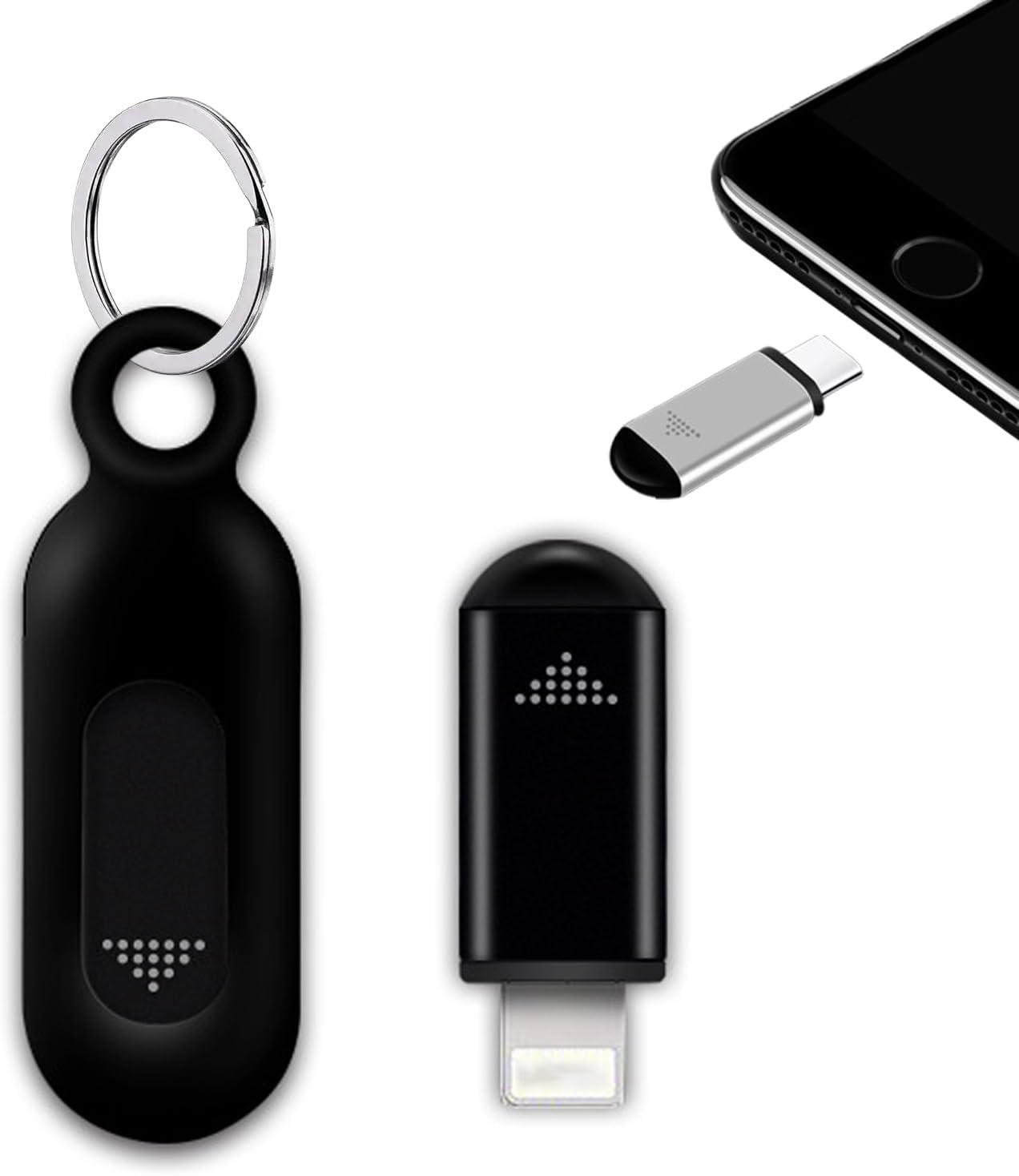 Multilinker para Apagar Bocinas,Smartphone Control Remoto Universal for iPhone and for Android,Multilinker Mini for TV,Fan,Camera,Air Conditioner (BLACK_FOR IPHONE LIGHTNING)