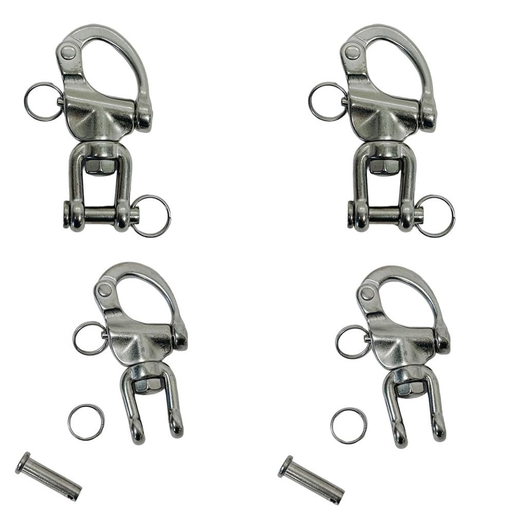 4Pc Marine Boat Stainless Steel 3-1/2