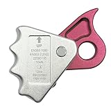 S.E.PEAK 15kN Rope Grab,CE Certified Fall Arrestor Ascender, Flip Line Adjuster, Grip Clamp, Self-Lo