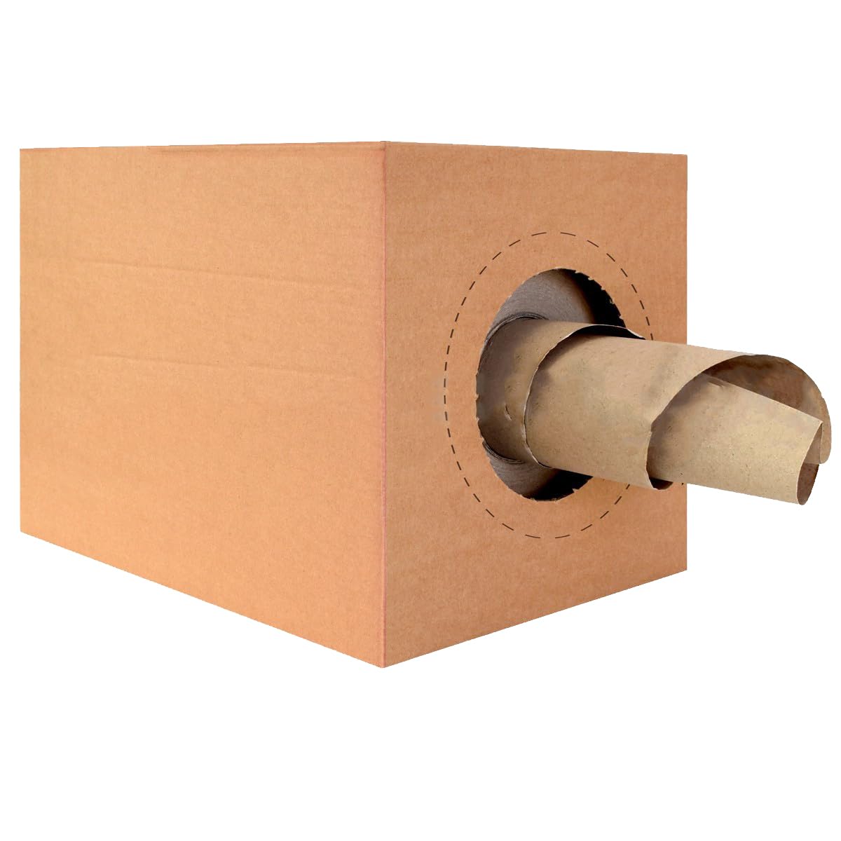100% Recycled Void Fill Packaging Paper Box 450m x 35cm x 75gsm Ready-to-Use, Compact, Sustainable Filling, Parcel Stuffing Material, Protective Material for Packing Boxes By Trojan Packaging (x5)