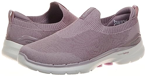 Image of Skechers Womens GO Walk 6 - Vibrant Smile Slip-on Walking Shoes