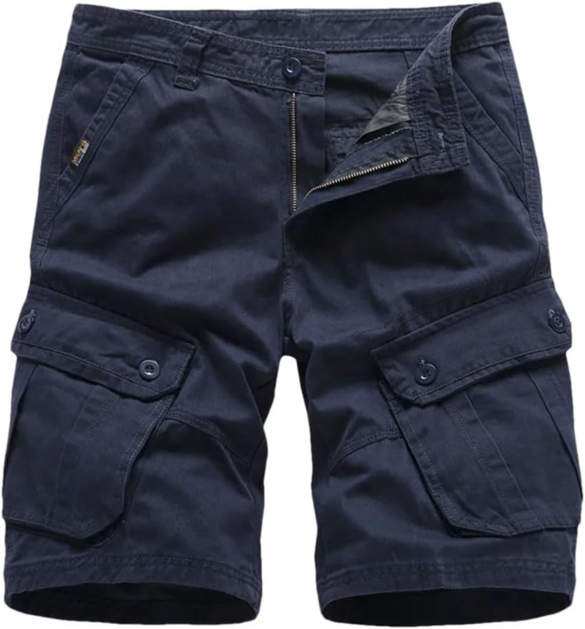 Men's Cargo Cotton Casual Outdoor Short-Pants Militar Style Climbing Hiking Shorts