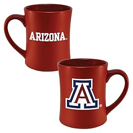 RFSJ Arizona Wildcats Ceramic 16oz Sculpted Mug - Official Team Logo Coffee Cup - Handwash Recommended - Individually Boxed