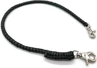 [A-CRAFT] 本革手編み ウォレットチェーン 60cm 編み込み ロングタイプ レザー 革 牛革 財布 チェーン バイカーズ ライダース