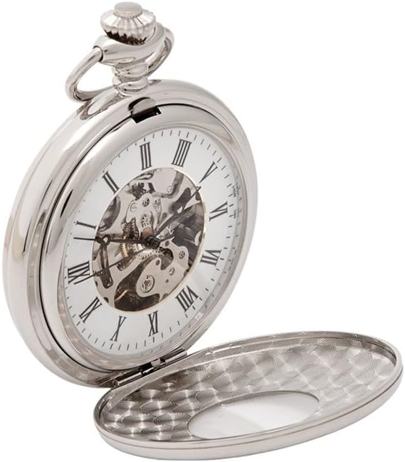 Executive Spy Glass Fronted Mechanical 17 Jewel Scottish Pocket/Fob Watch PW50