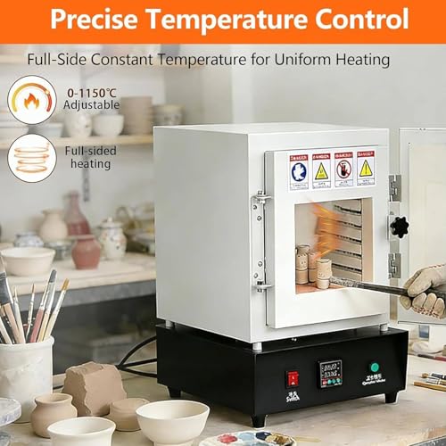 Horno de mufla eléctrico cerrado de 1150 ℃ para evitar fisuras en cerámica y porcelana 4