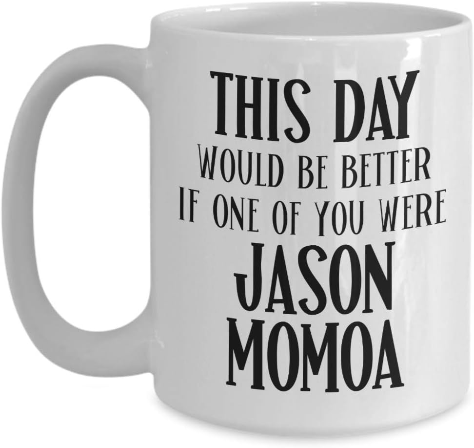 Jason Momoa Mug for Coworker Gifts for Women Aquaman Conan Frontier Fan Gift for Women Birthday Gag Gift for Friend Funny Tea Cup
