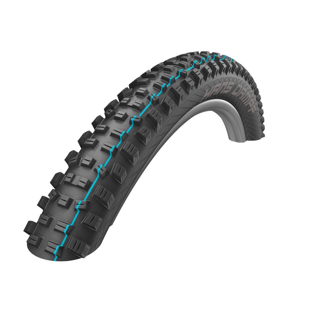 Schwalbe Unisex's HANS DAMPF Evo, Super Gravity, TLE Tyres, Black, 60-559 SB11601126