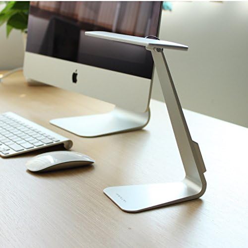 LED chargeable Table Lamp（800mA）, Touch Control 3-Level Dimmable Adjustable Home Office LED ABS Base + Shade Reading Desk Lamp USB Charge Table Lights,Elegant design for home and office