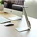 Produktbild LED kostenpflichtige Tabelle Lamp(800mA), Touch Control 3-Level Innenministerium dimmbar einstellbare LED ABS Base + Schatten, Lesung Schreibtisch Lampe USB kostenlos-Tischleuchten, elegantes Design für Zuhause und Büro Dekoration, 5mm dünn. (Silber)