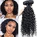 Produktbild IFLY Afro Kinky Curly Weave Human Hair 3 Bundles Brazilian Virgin Hair Weave Weft Non-remy Hair Natural Black (14 14 14 inch)