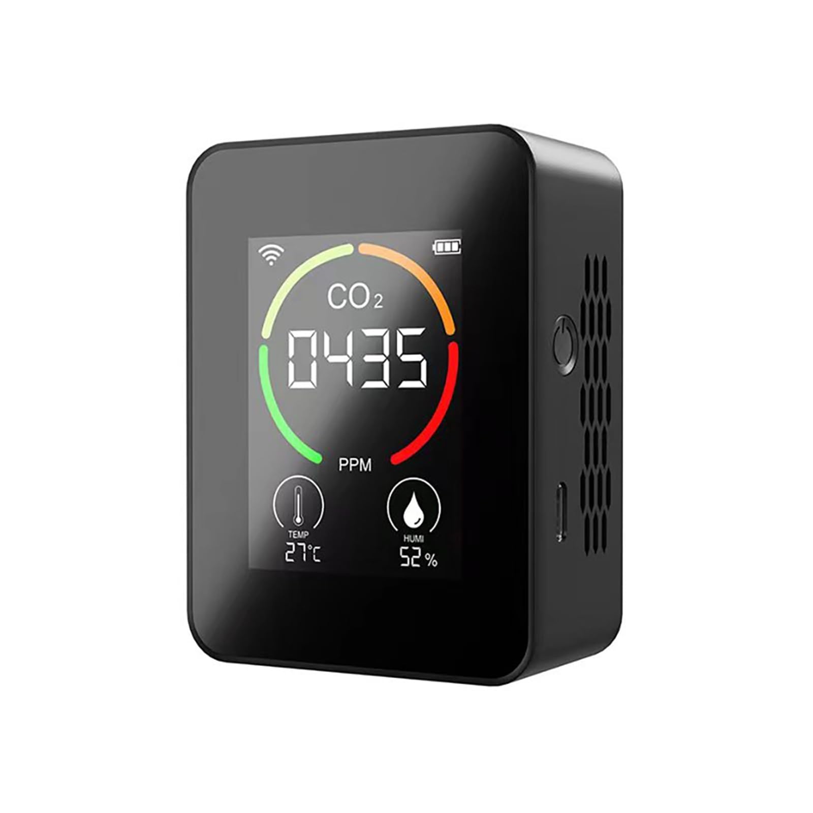 CVFRDD Air Monitor CO2 Carbon Dioxide Detector 3 In 1 Greenhouse Warehouse Quality Temperature Humidity Fast Measurement