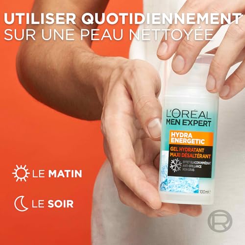 L'Oréal Men Expert Hydra Energetic Gel Hydratant Maxi Désaltérant 100ml